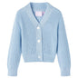 Kids' Cardigan Knitted Blue 104