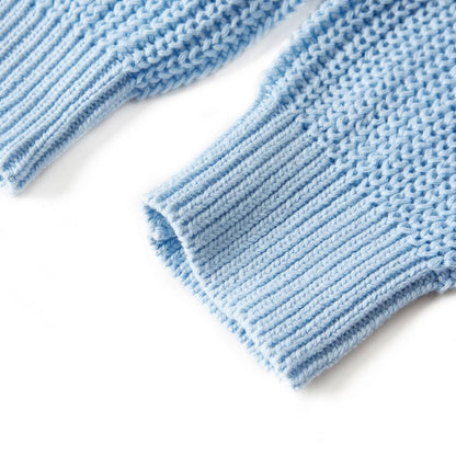 Kids' Cardigan Knitted Blue 116