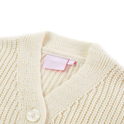 Kids' Cardigan Knitted Snow White 92