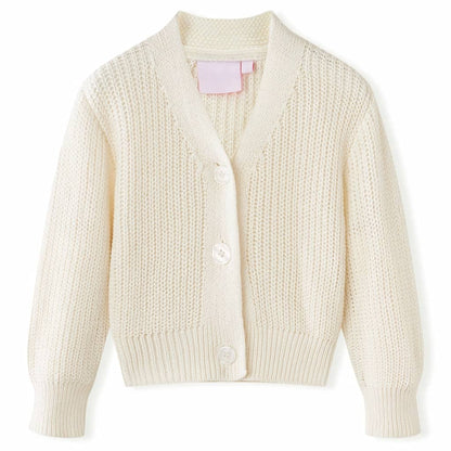 Kids' Cardigan Knitted Snow White 104