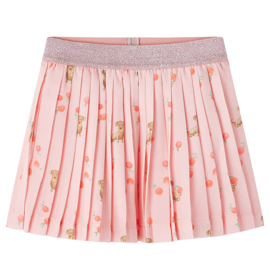 Kids' Pleated Skirt Light Orange 92