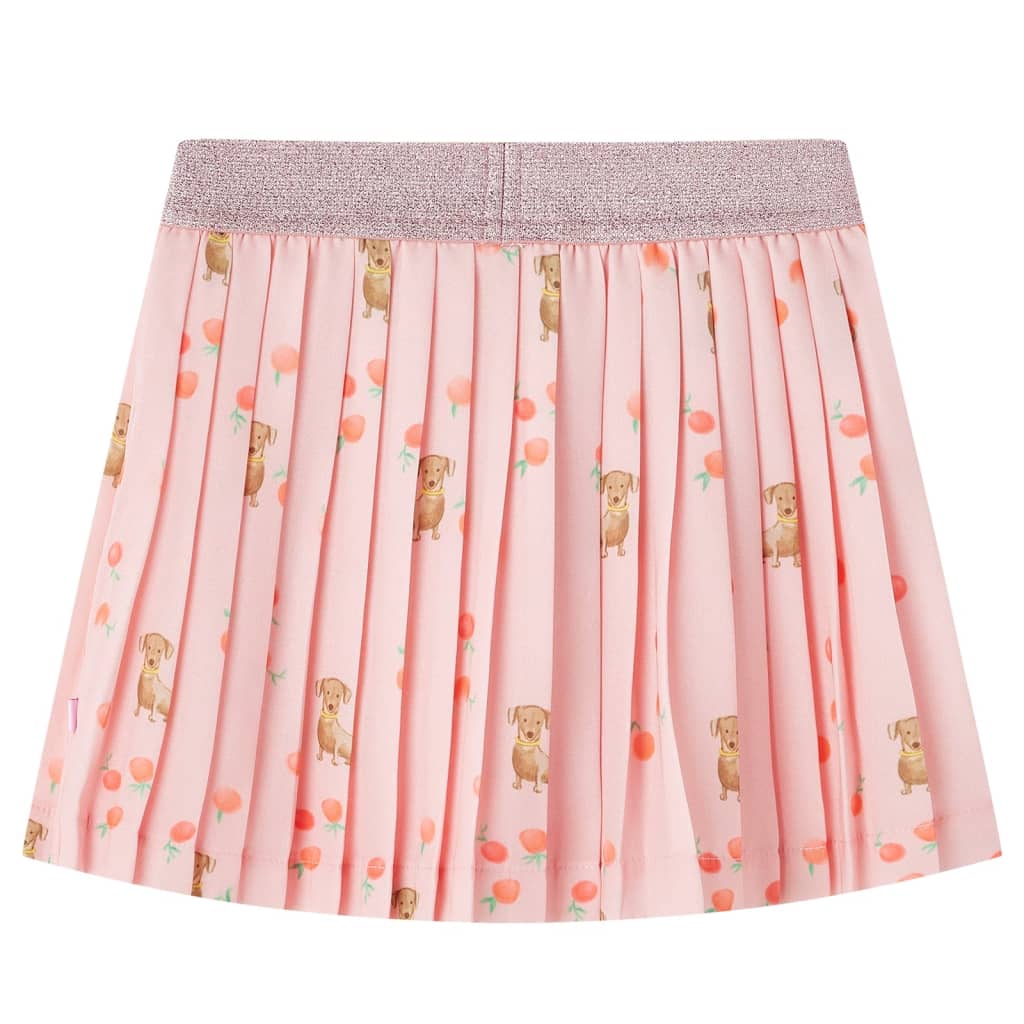 Kids' Pleated Skirt Light Orange 92