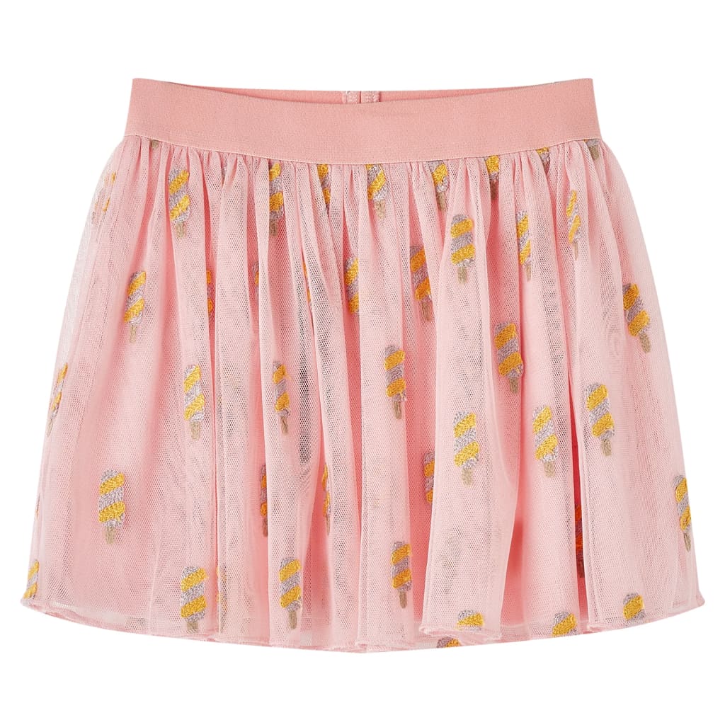 Kids' Skirt with Tulle Light Pink 116