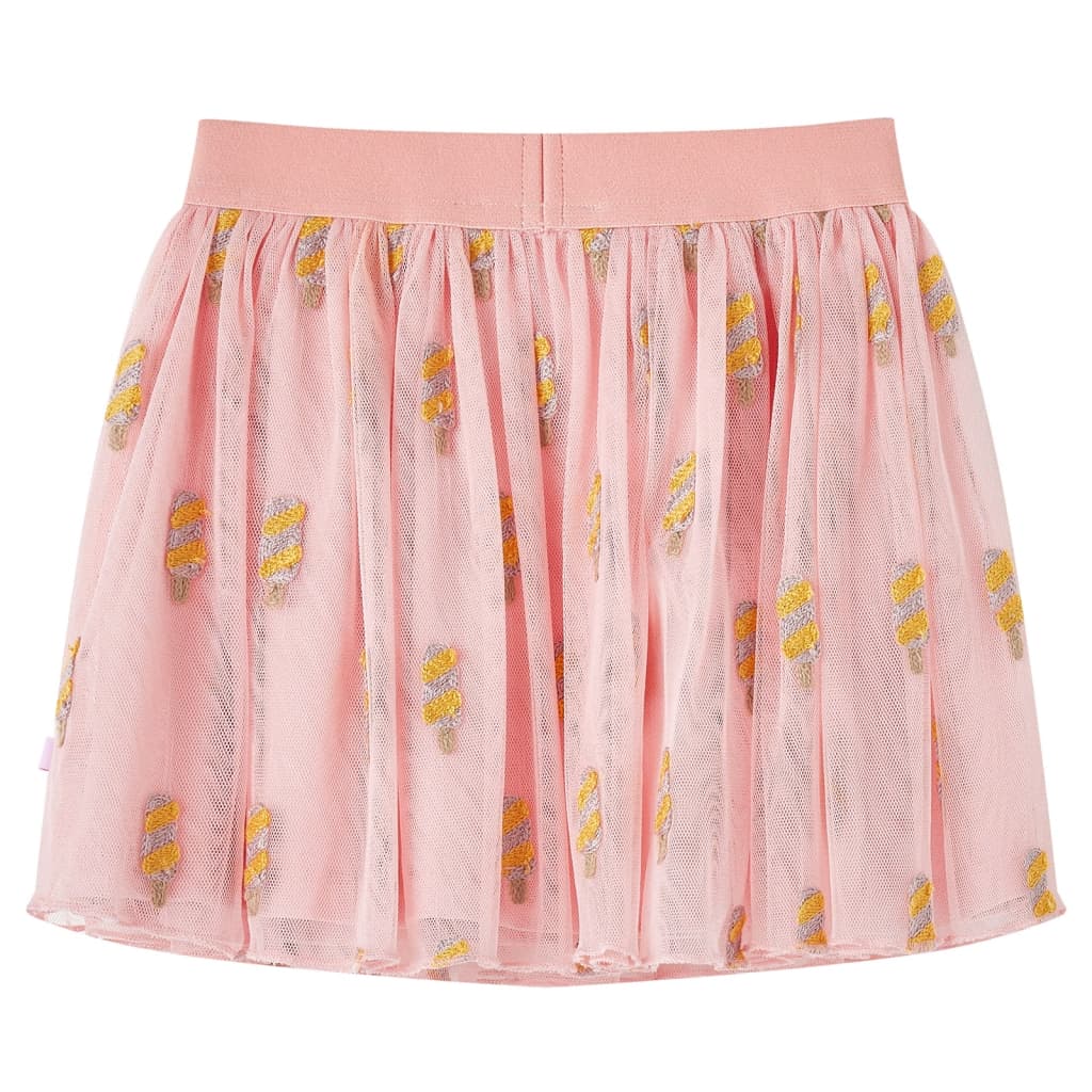 Kids' Skirt with Tulle Light Pink 140