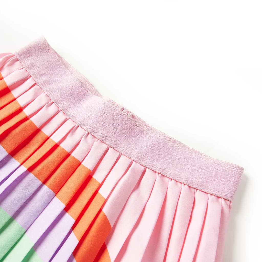 Kids' Pleated Skirt Light Pink 116