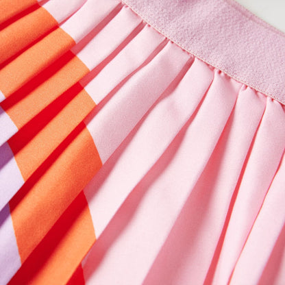 Kids' Pleated Skirt Light Pink 116