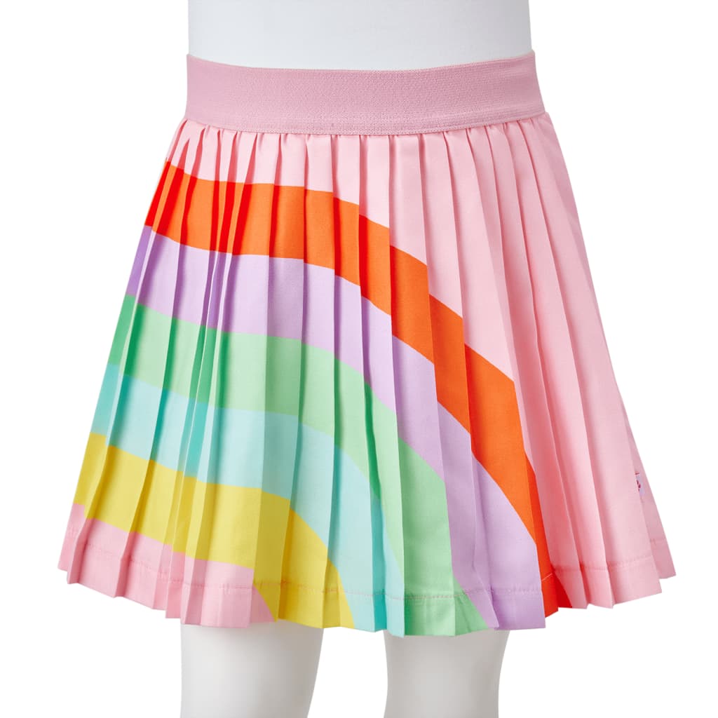 Kids' Pleated Skirt Light Pink 128