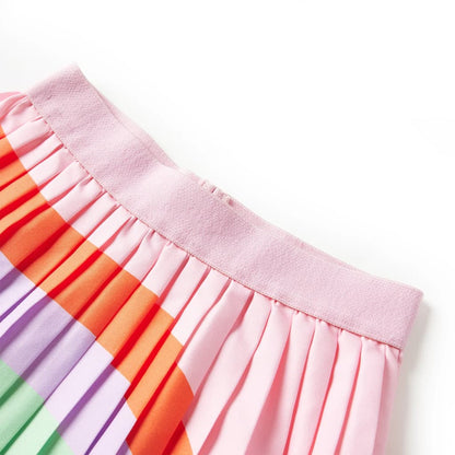 Kids' Pleated Skirt Light Pink 140