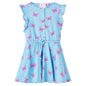 Kids' Dress with Buttons Sleeveless Blue 92