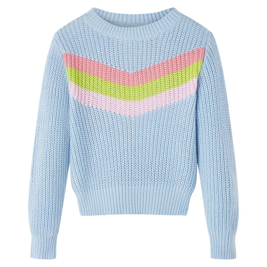 Kids' Sweater Knitted Blue 104