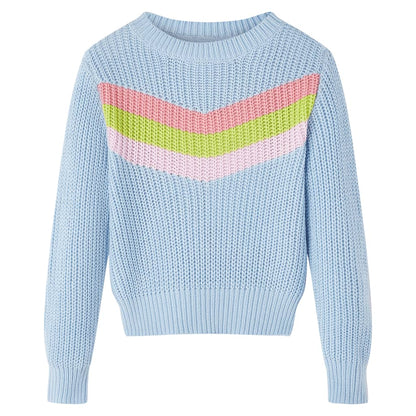 Kids' Sweater Knitted Blue 116