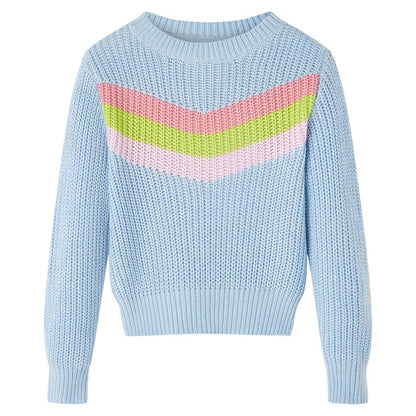 Kids' Sweater Knitted Blue 128