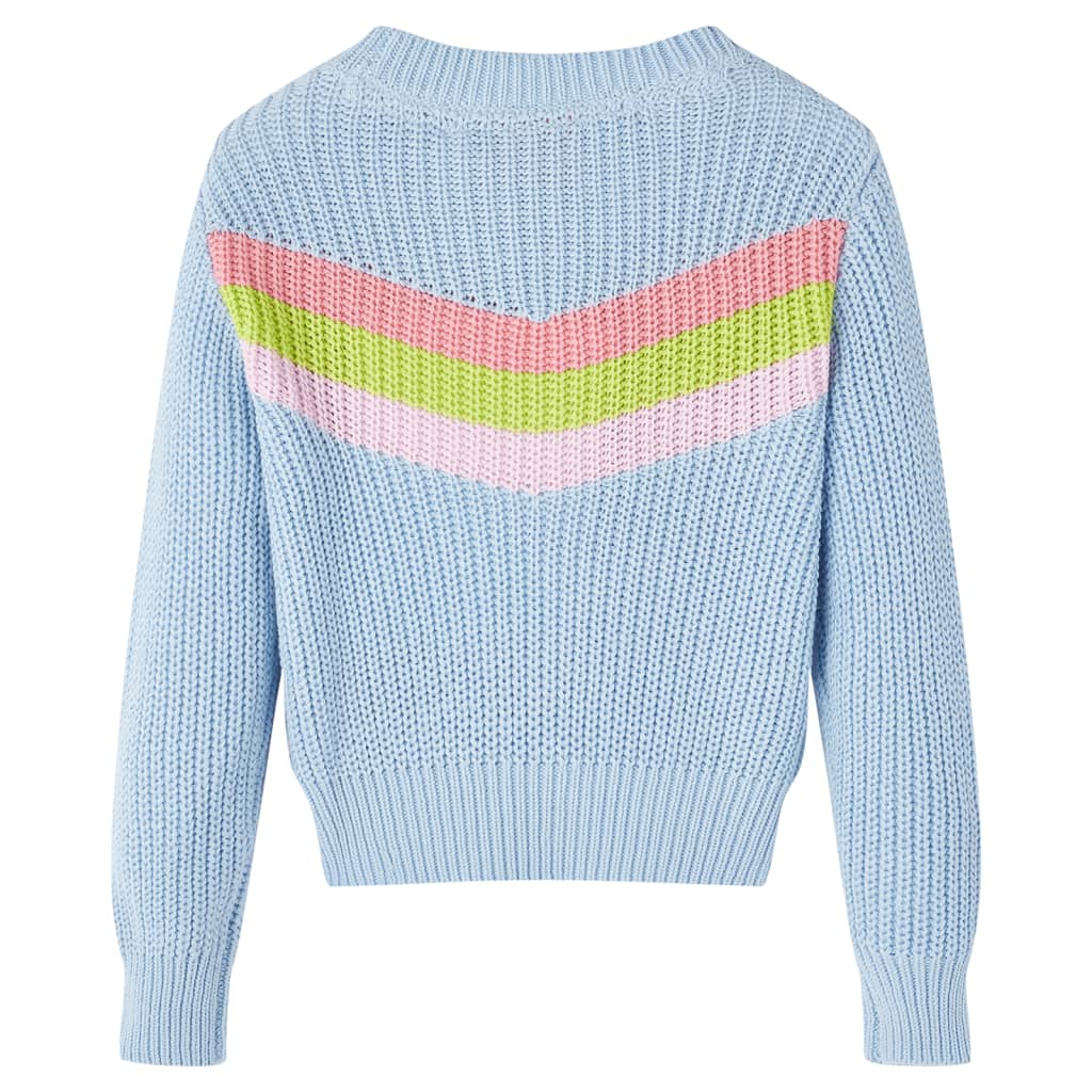 Kids' Sweater Knitted Blue 128