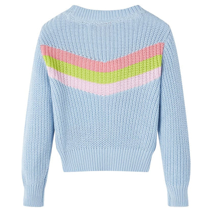 Kids' Sweater Knitted Blue 128