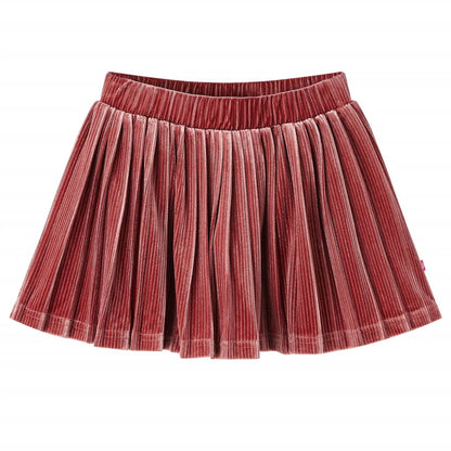 Kids' Pleated Skirt Medium Pink 128