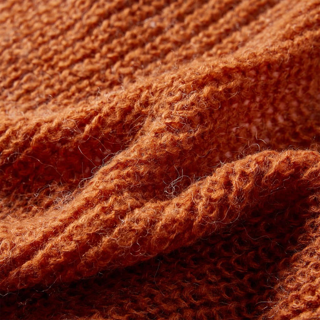 Kids' Sweater Knitted Cognac 104