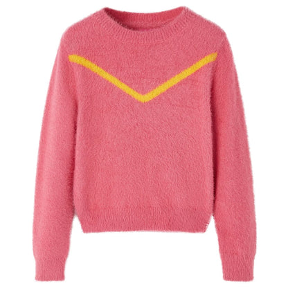 Kids' Sweater Knitted Old Pink 128