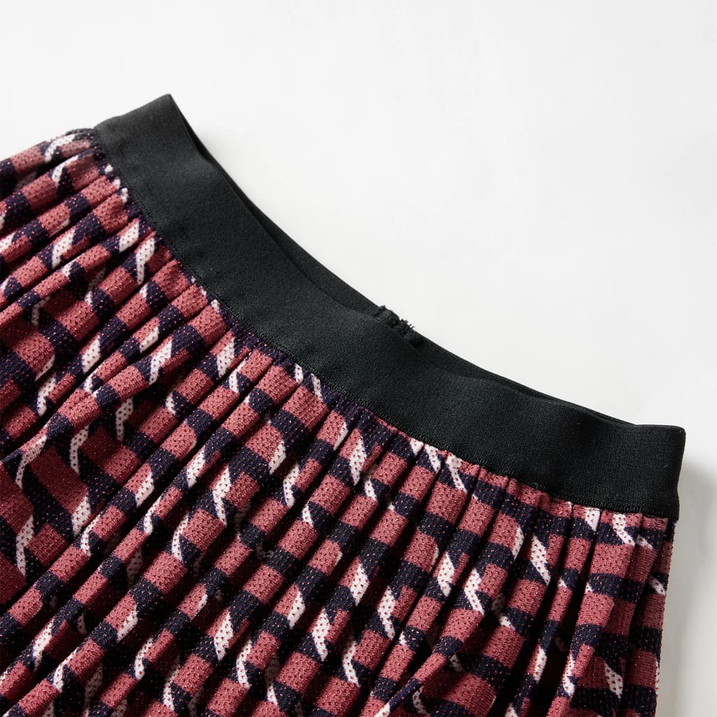 Kids' Pleated Skirt with Glitter Navy 104