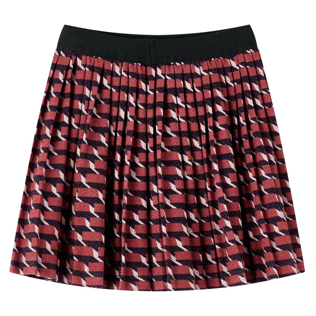 Kids' Pleated Skirt with Glitter Navy 116