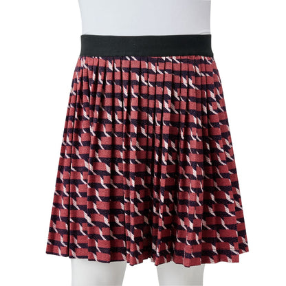 Kids' Pleated Skirt with Glitter Navy 140