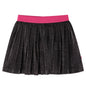 Kids' Pleated Skirt with Glitter Navy 92