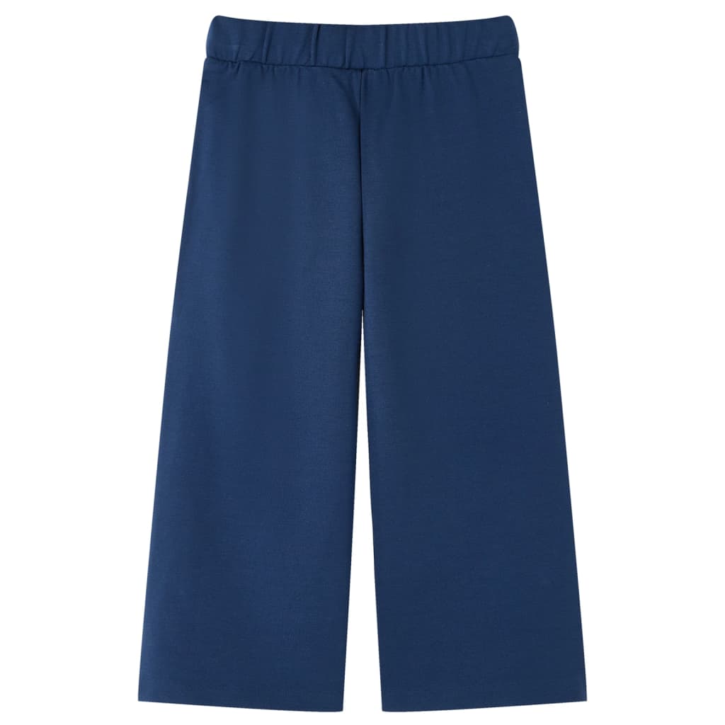 Kids' Pants with Wide Legs Navy 92