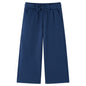 Kids' Pants with Wide Legs Navy 128