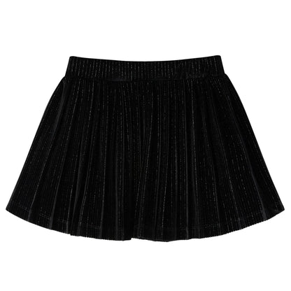 Kids' Pleated Skirt with Lurex Black 92