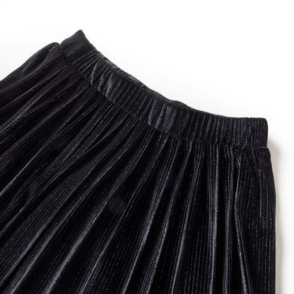 Kids' Pleated Skirt with Lurex Black 92