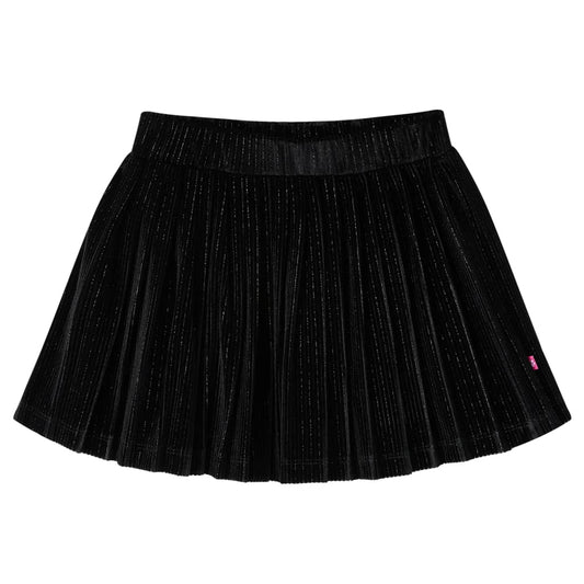 Kids' Pleated Skirt with Lurex Black 104