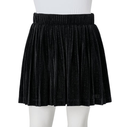 Kids' Pleated Skirt with Lurex Black 104