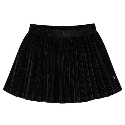 Kids' Pleated Skirt with Lurex Black 116