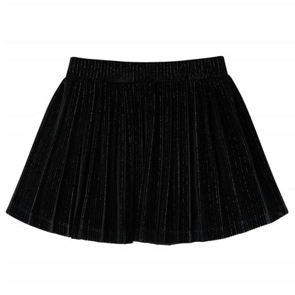 Kids' Pleated Skirt with Lurex Black 128