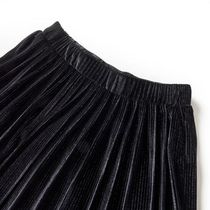 Kids' Pleated Skirt with Lurex Black 128