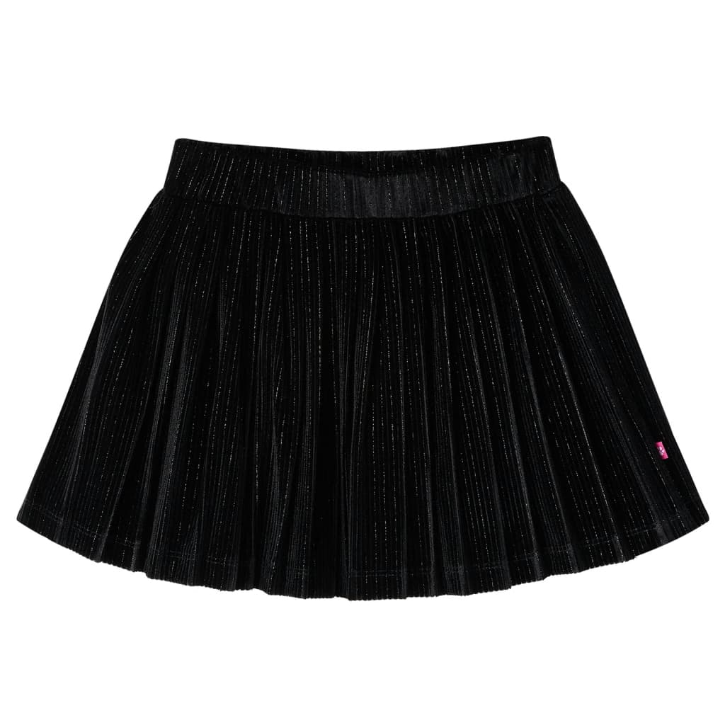 Kids' Pleated Skirt with Lurex Black 140