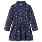 Kids' Dress with Long Sleeves Navy 116