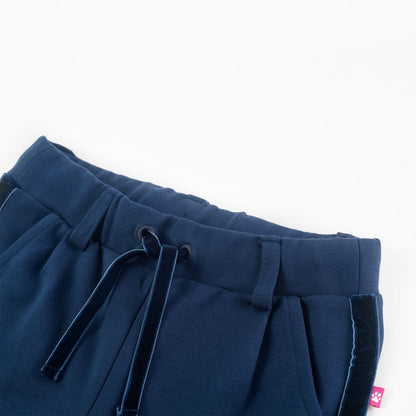 Kids' Pants with Black Trims Navy 104