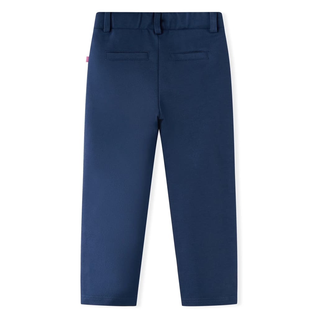 Kids' Pants with Black Trims Navy 128