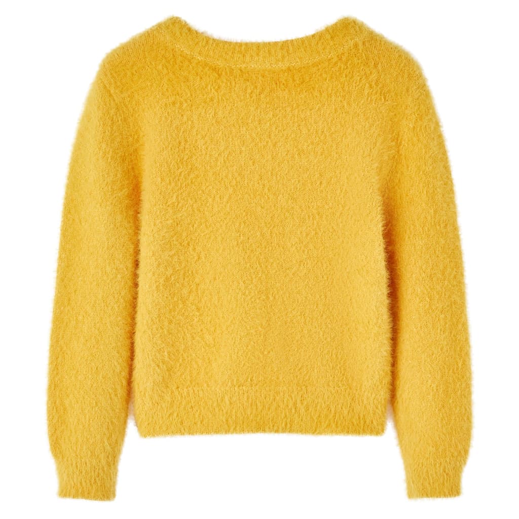 Kids' Sweater Knitted Ochre 92