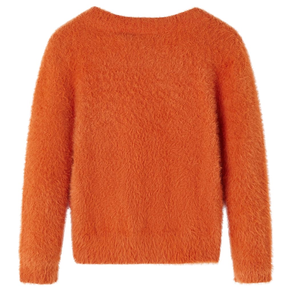 Kids' Sweater Knitted Burnt Orange 104