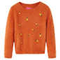 Kids' Sweater Knitted Burnt Orange 116