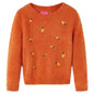 Kids' Sweater Knitted Burnt Orange 128