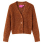 Kids' Cardigan Knitted Cognac 104