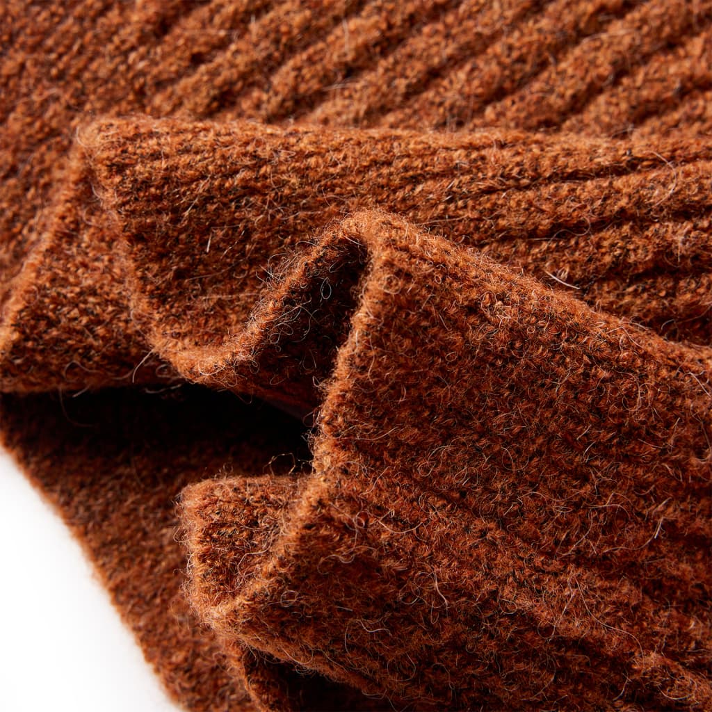 Kids' Cardigan Knitted Cognac 104