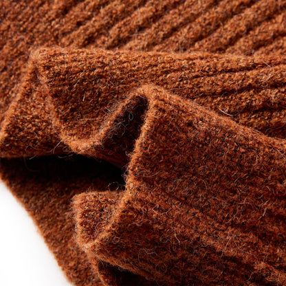 Kids' Cardigan Knitted Cognac 104