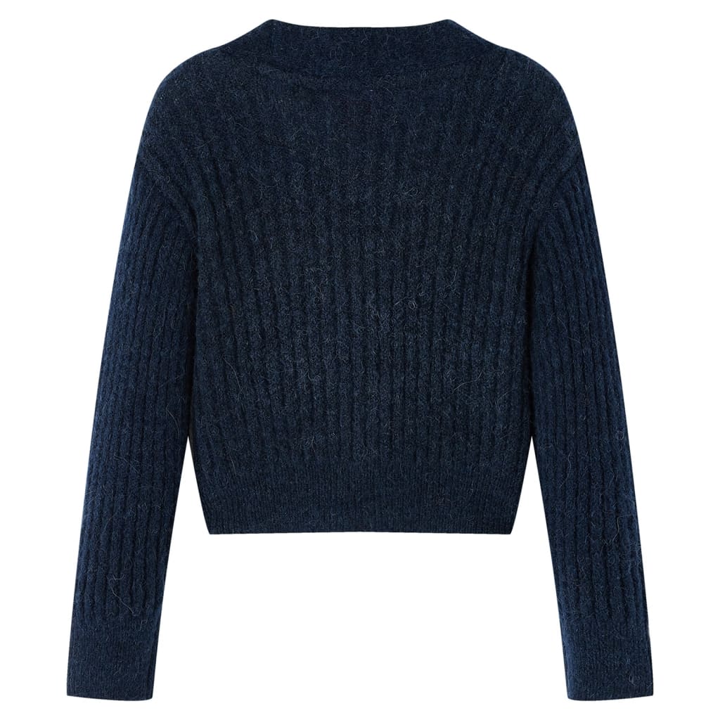 Kids' Cardigan Knitted Navy 104