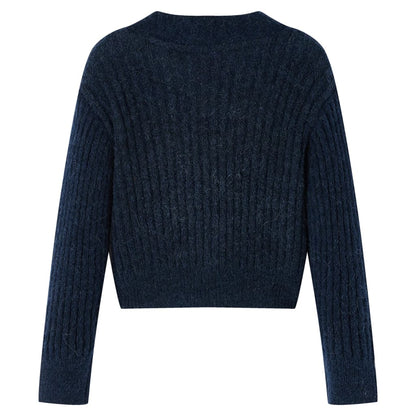 Kids' Cardigan Knitted Navy 116