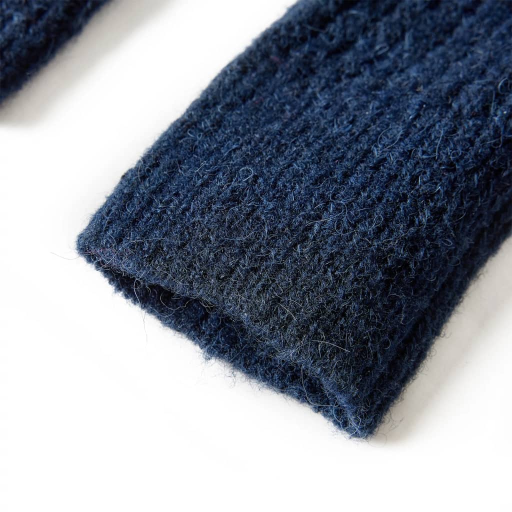 Kids' Cardigan Knitted Navy 116