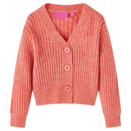 Kids' Cardigan Knitted Medium Pink 92