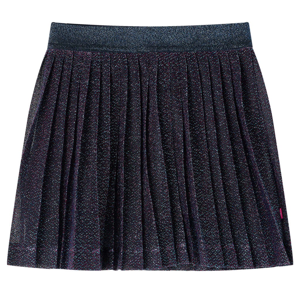 Kids' Skirt with Glitters Navy Blue 104